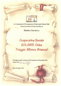 2 pergamena Cooperativa Sociale Solaris Onlus - Triuggio (Monza Brianza